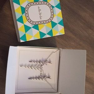Stella and Dot arrow earrings and pendant